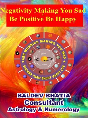 cover image of Negativity Making You Sad Be Positive Be Happy
